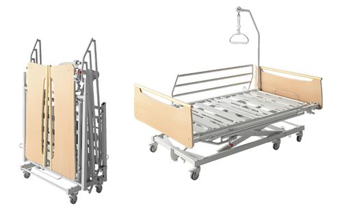 Letto autoportante con kit di trasporto integrato al letto